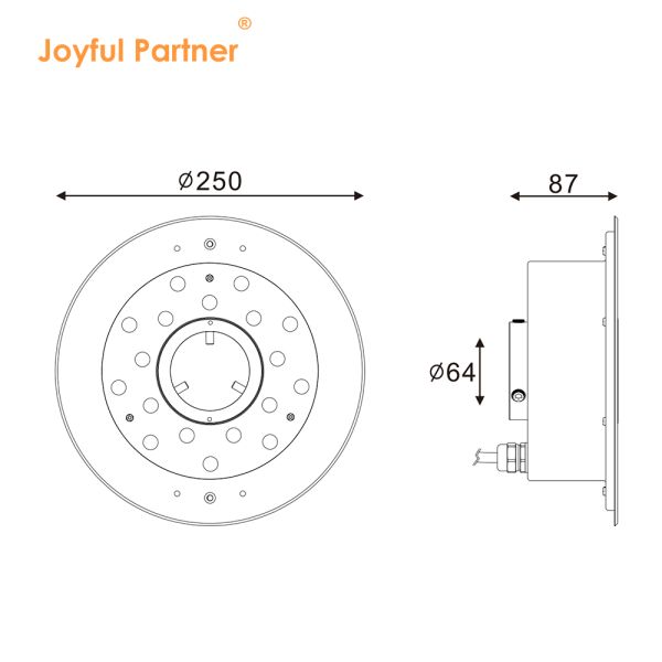 LED Fountain Light DMX512 Controllable DC24V Stainless Steel RGBW Color Changing For Landscape Underwater