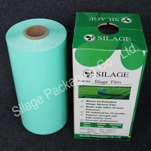 UV-resistance Silage Wrap Film, 500mm*25mic*1800m, Stretch Film Type and LLDPE Material Hay Bale Wrap Silage Film