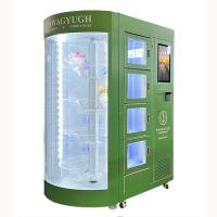 Automatique magnifique fleurs fraîches machines à vendre pour la vente de bouquets avec affichage transparent grande fenêtre