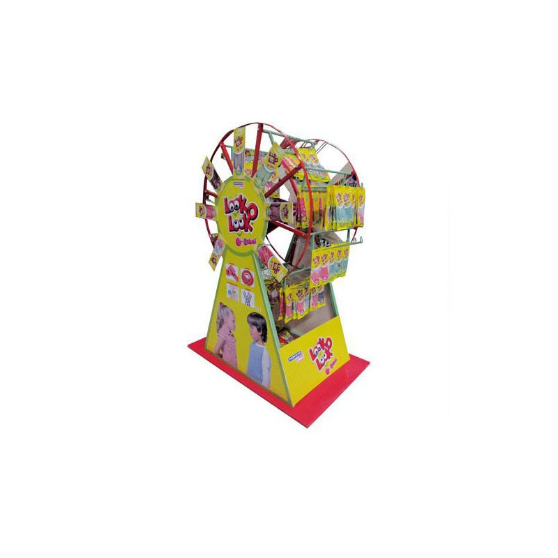 Retail Racks Custom Display Stand with Supermarket Gondola Design and Logo
