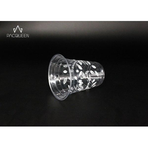 7 Oz / 12 Oz / 14 Oz Disposable Plastic Drinking Cups Custom Branded For Cold Tea