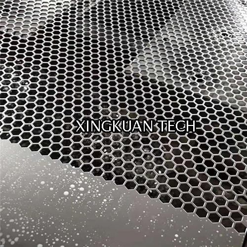 Grillage perforé hexagonal, matériel de Mesh Sheet Aluminum Iron solides solubles de nid d'abeilles