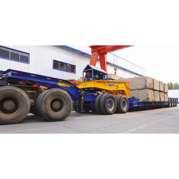 150 Ton Removable Gooseneck Lowboy Trailer with Dolly for Sale