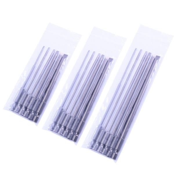 Silver Practical Screwdriver Bits , Slot Type Magnetic Nut Setter
