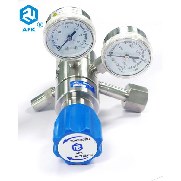 1/4 NPT 316L 3000PSI Stainless Steel Pressure Regulator