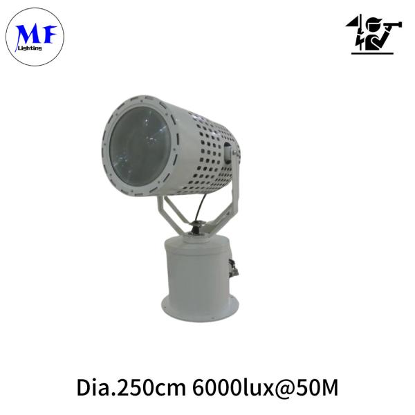 IP66 Lâmpada de busca LED à prova d'água 316L Lâmpada de aço inoxidável 300W/400W/500W/600W