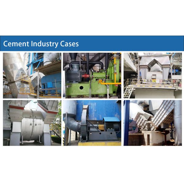 Kiln head grate cooler clinker cooling fan