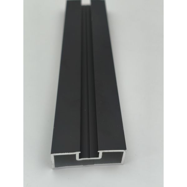 Aluminum extruded glass partition sliding profile, ultra-thin glass door profile aluminum profile