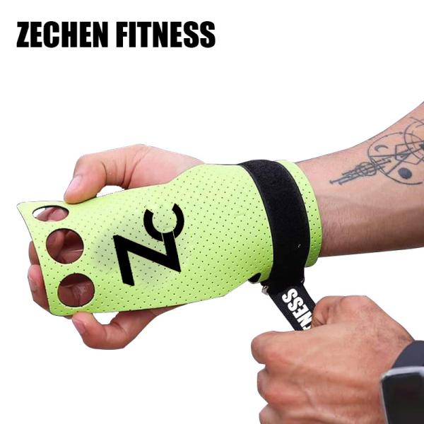 Amazon hot sale fitness safety gym perforated microfiber crossfit hand grips calleras