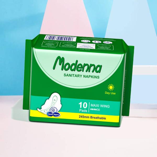 Uso noturno almofadas sanitárias Super suave Respirável Mulheres Serviço sanitário Ratio de alta absorção toalha sanitária