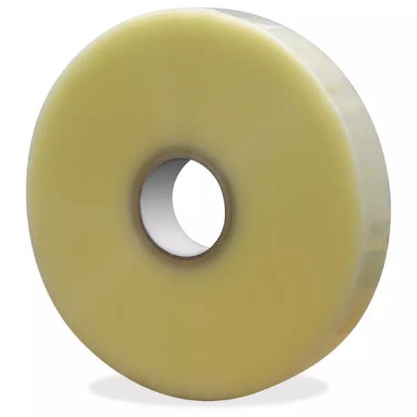 Clear Bopp Tape 1000m 500m Transparent Yellowish Tan Color Bopp Packing Adhesive Tape Rolls