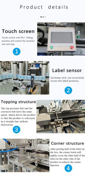 FK816 Carton Folding Corner Labeling Machine The Perfect Fit for Right Angle Labeling