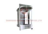 elevador panorámico de cristal constructivo de madera de la barandilla 3C de 630kg VVVF