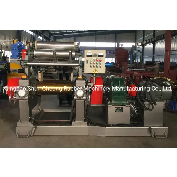 Open Type Two Roll Rubber Mixing Mill | XK-560 Industrial Rubber Mixer