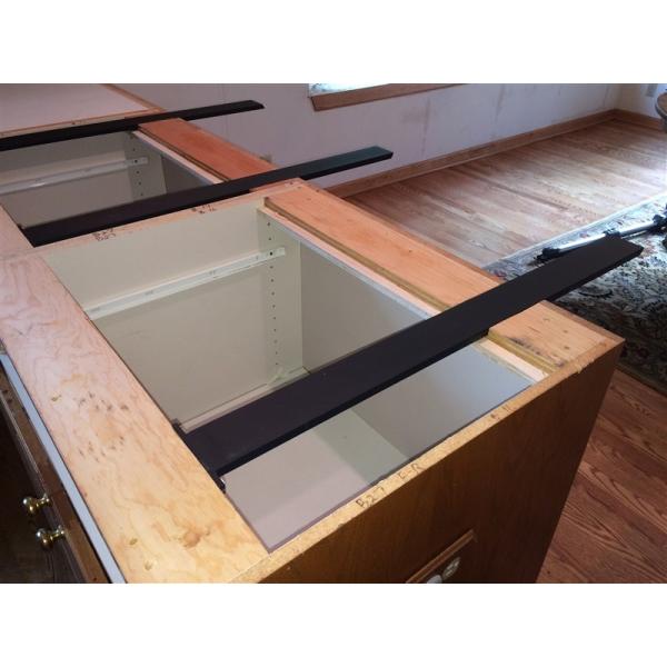 Металлическая стойка для поддержания столешницы для домашней кухни