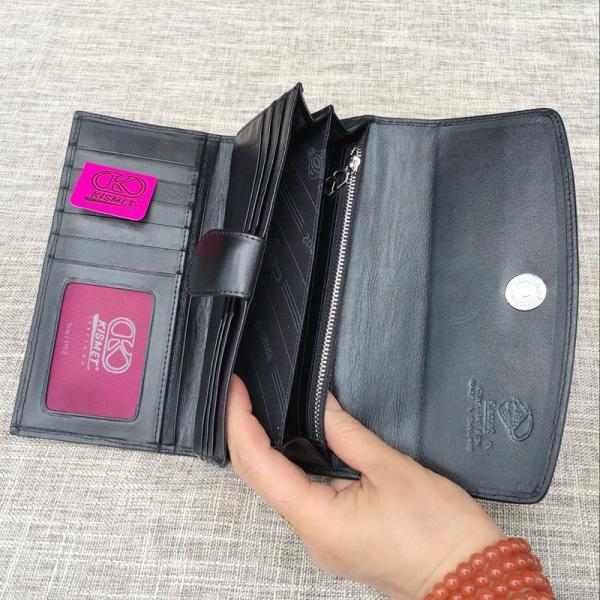Authentic True Stingray Skin Female Zipper Coin Pocket Genuine Leather Lady Large Gray Clutch Wallet Women's Card Purse