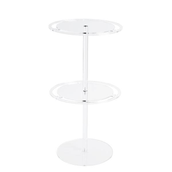 Elegant 2 Layers Sunglasses Display Stand Rack 360 Degree Rotating Glasses Holder