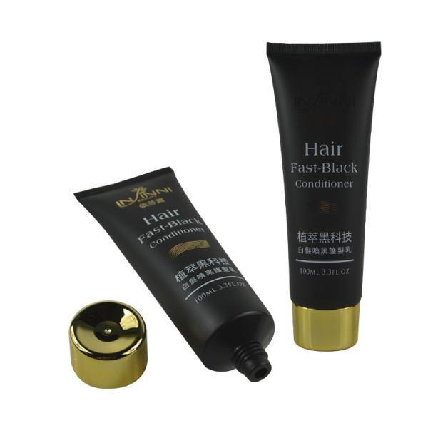 High Quality Custom eco-friendly cosmetic hair shampoo cream tubes squeeze plastic tube packaging with screw cap