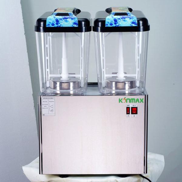 9.5 Gallon Fruit Juice Dispenser 110V 36L 2 Tanks SS R304