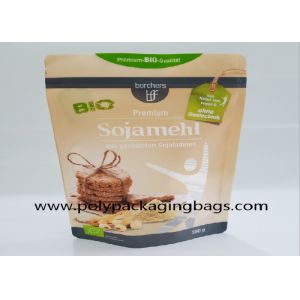 Gravure Printing Resealable Aluminum Foil Ziplock Bags Stand Up Pouches