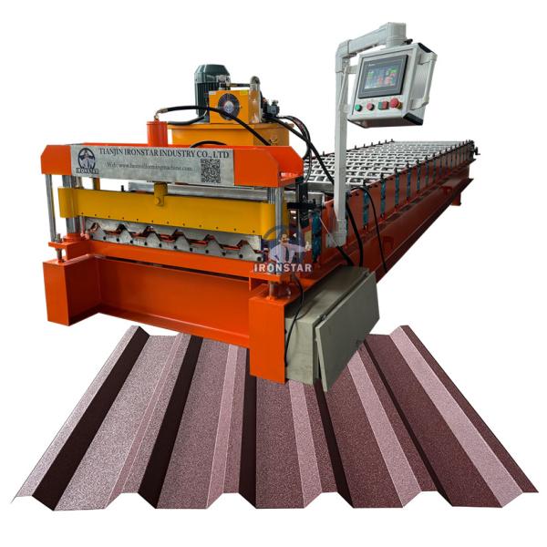 980 roof sheet roll forming machine in Brazil 980 roofing sheet roll forming machine | metal roof roll forming machine |