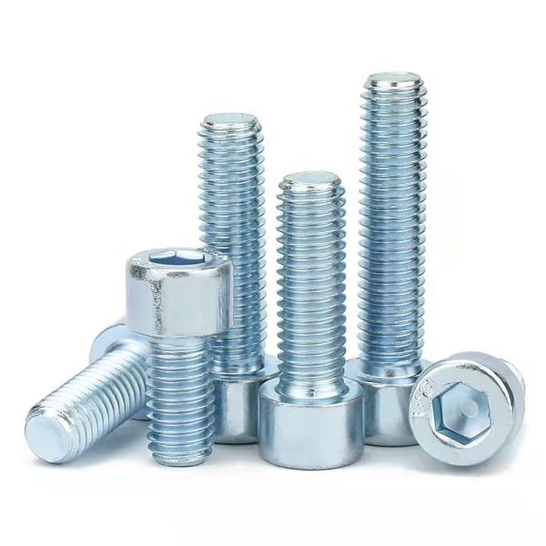 GB70 White Blue Zinc Hex Round Head Galvanizing Screw Hexagon Socket Head Screw M5 Hot Item in Metric Measurement System