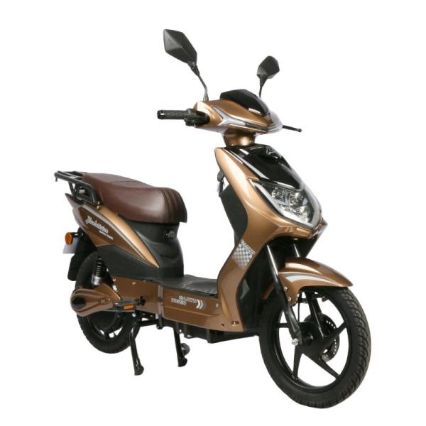 Steel Frame Electric Moped Bike With Pedals LCD Display 48V 31.2Ah Lithium Battery