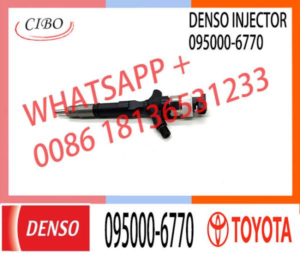 Injetor comum diesel 095000 do trilho 6770 0950006770 095000-6770 para o injetor diesel