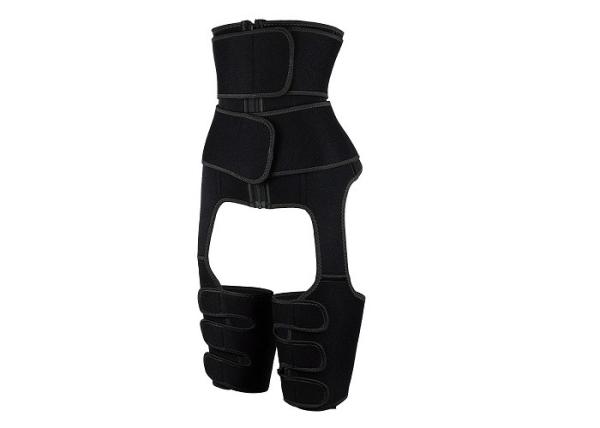 Cintura e instrutor  Black da coxa 2 correias do laço   Ajustador MHW100024B da coxa da cintura