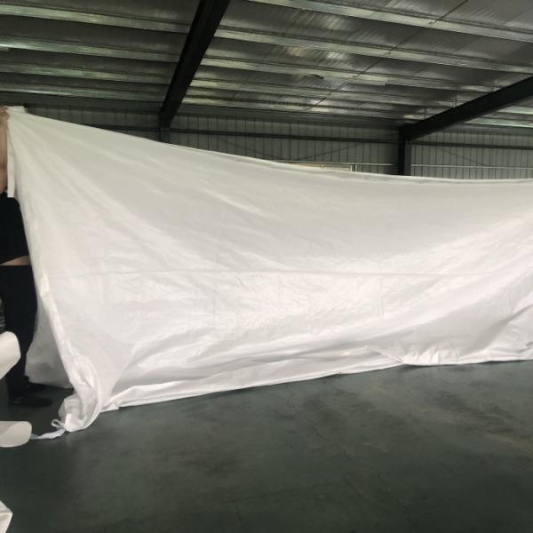 3 Inch Valve 2.4×2.4m Shipping Container Liners ISO9001 Pp Liner Bag