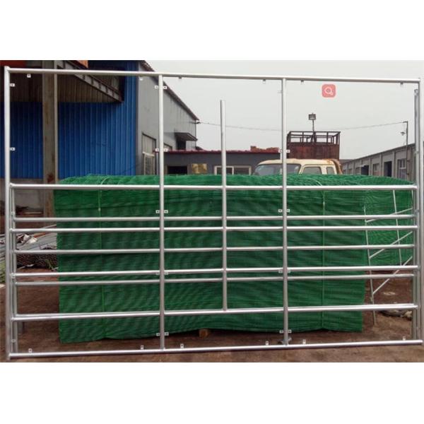 1.8m Height Livestock Farm Fence Panels , Low Carbon Steel Cattle Yard Gates
