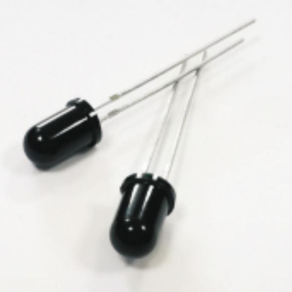F5 Infrared 32V Plastic Sealed Receiving Tube Black Color Lens 700-1100nm IR Dip 5mm LED Diode