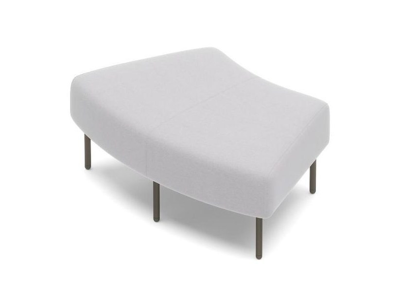F 6 Modular Sofa with Multiple Size Options and Arc and Fold Design for Public Spaces