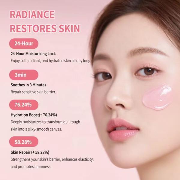 Crème Visage Végétale PDRN Personnalisée Bio Hydratante Raffermissante Hydratant Acide Hyaluronique Collagène Crème Gelée Vitamine E Huile d'Olive