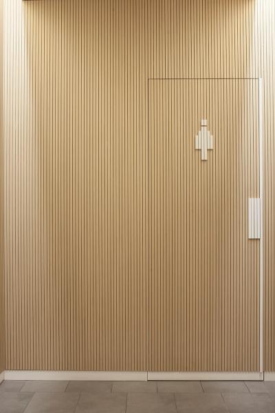 5/3mm High Sound Absorbing Timber Linear Grooved Acoustic Panel for Office Meeting Room