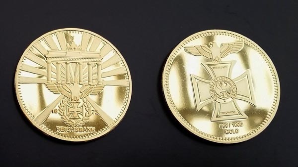 Gold Plateed Germany coin