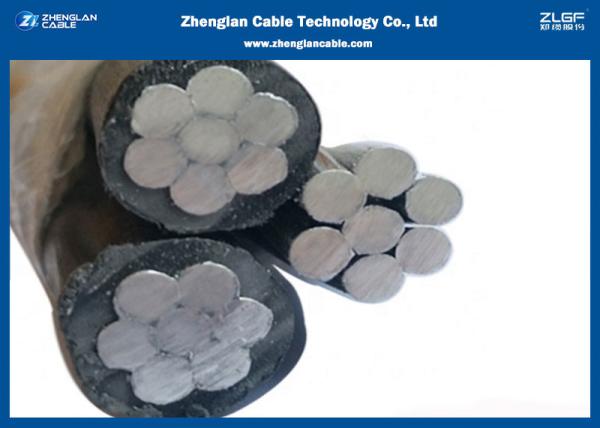 ASTM B-230 Duplex Acsr Cable 600V Secondary Type With Steel Wire Aluminum Strand