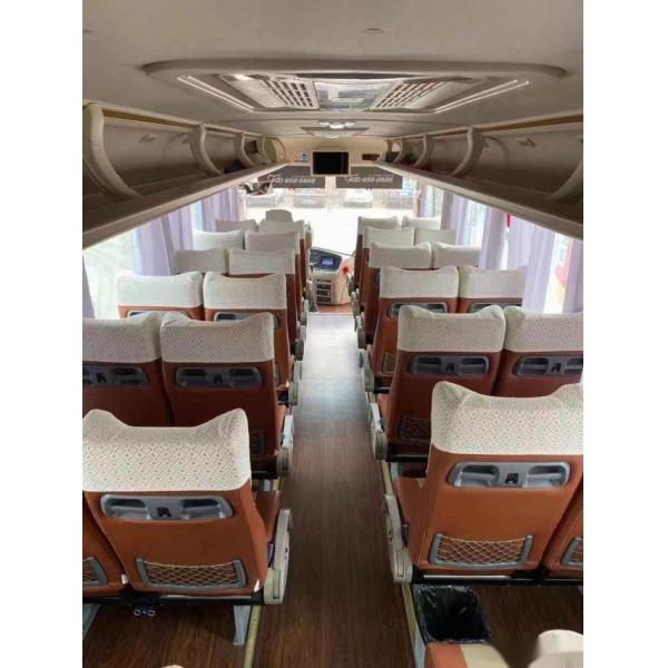 Выведенное управляя одиночное шасси воздушной подушки дверей роскошный VIP усаживает используемого пассажира автобус использовал места бренда ZK6908 38 автобуса Yutong