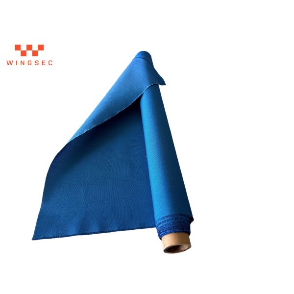1100gsm 1.4mm Blue Welding Fire Blanket Rolls High Temperature