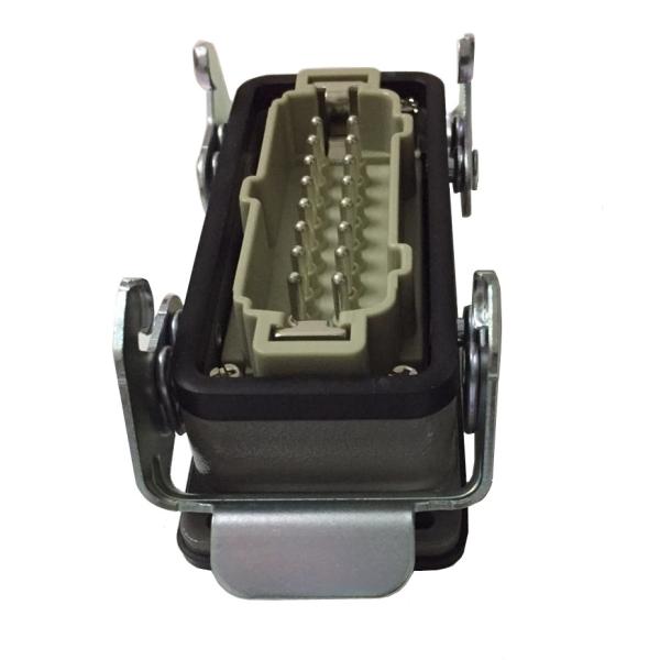 16Pin connector male insert HE-016-M IP65 protection degree|Hot runner connector wholesale