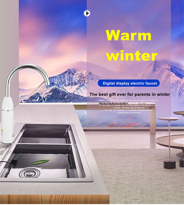 Faucet нагревателя воды LVD 220V электрический, Faucet кухни IPX4 с дисплеем температуры