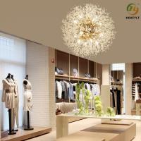 Quarto moderno nórdico da loja de G9 Crystal Pendant Light Restaurant Clothing