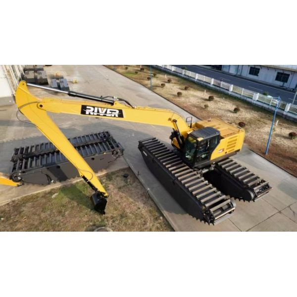 water ExcavatorvAmphibious Excavator 21 tons from china Heavy-Duty Amphibious Excavator Amphibious Digger for Swamp & River Works Versatile Amphibious Excavator Equipment