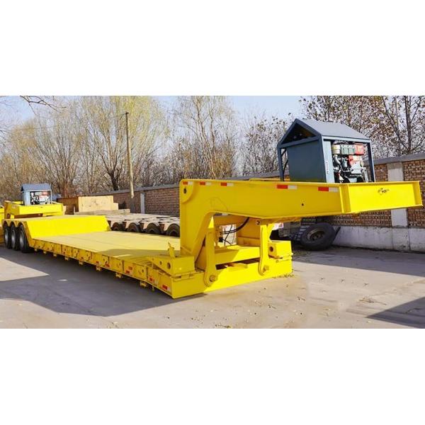 3-осевой экскаваторный трейлер Lowboy Excavator Loading Gooseneck Trailer