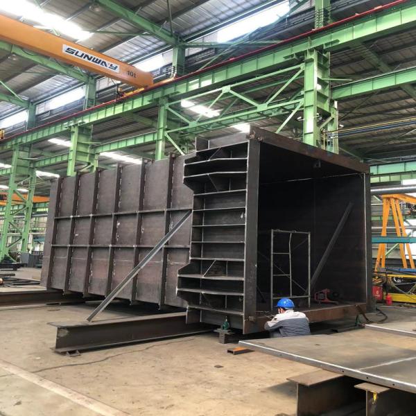 Fabrication de structures en acier de chaudière OEM pour le collecteur de poussière