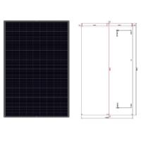 Panel solar semiflexible de 100w 12V MC4 de salida Panel solar flexible para caravanas