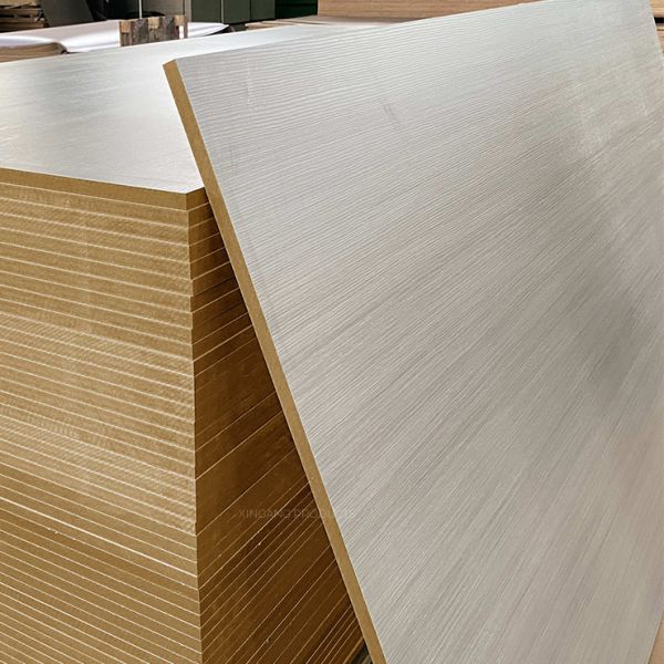High Gloss White Melamine MDF Sheets Mirror Finish Luxury Series Anti Fingerprint