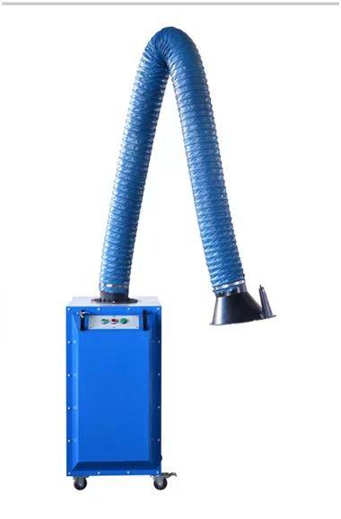 Single Arm Smoke Extractor Polishing Welding Fume Dust Collector Air Valume 1500～3000m3/h