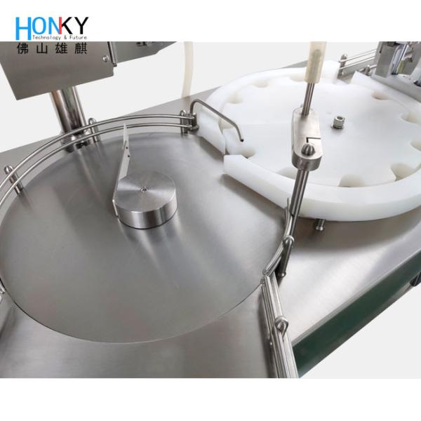 Desktop 15ml Essential Oil Vial Filling And Capping Machine With Servo Capping Function