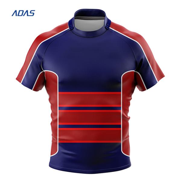 160Gram Men's Sublimated Breathable Rugby Wear Outdoor Clothing Team Jersey